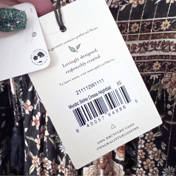 Spell and the Gypsy Mystic Boho Nightfall Midi Dress NWT - Picture 11 of 16
